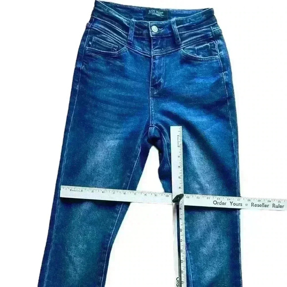 Judy Blue Denim - Judy Blue Jean Women size 0/24 Skinny Fit Austen High Rise Western Yoke Like New